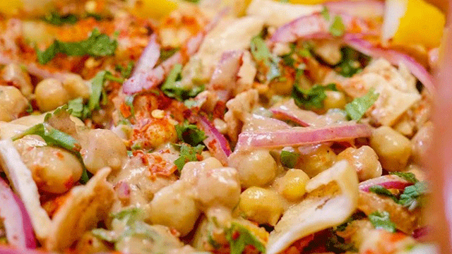 How to make Delicious Mix Aalo Channa Chaat?