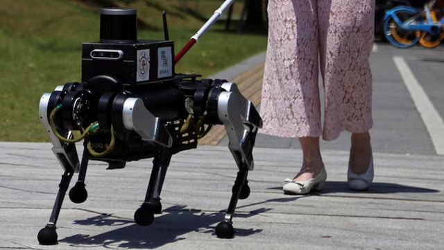 6-legged Chinese robot ready to help visually impaired