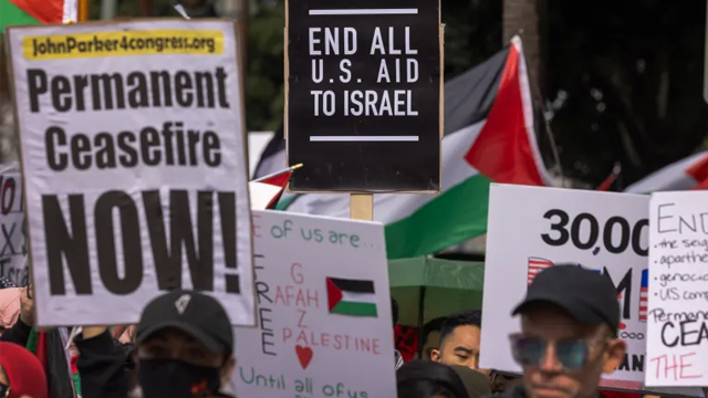 غزہ جنگ میں اسرائیل کی حمایت پر امریکی قومی سلامتی خطرے میں پڑ گئی