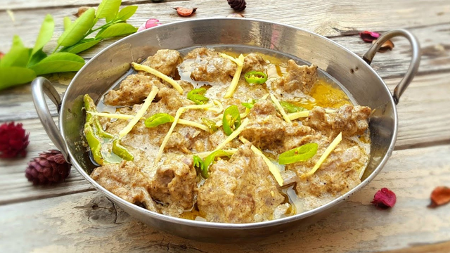 Check out the recipe for making white mutton pans